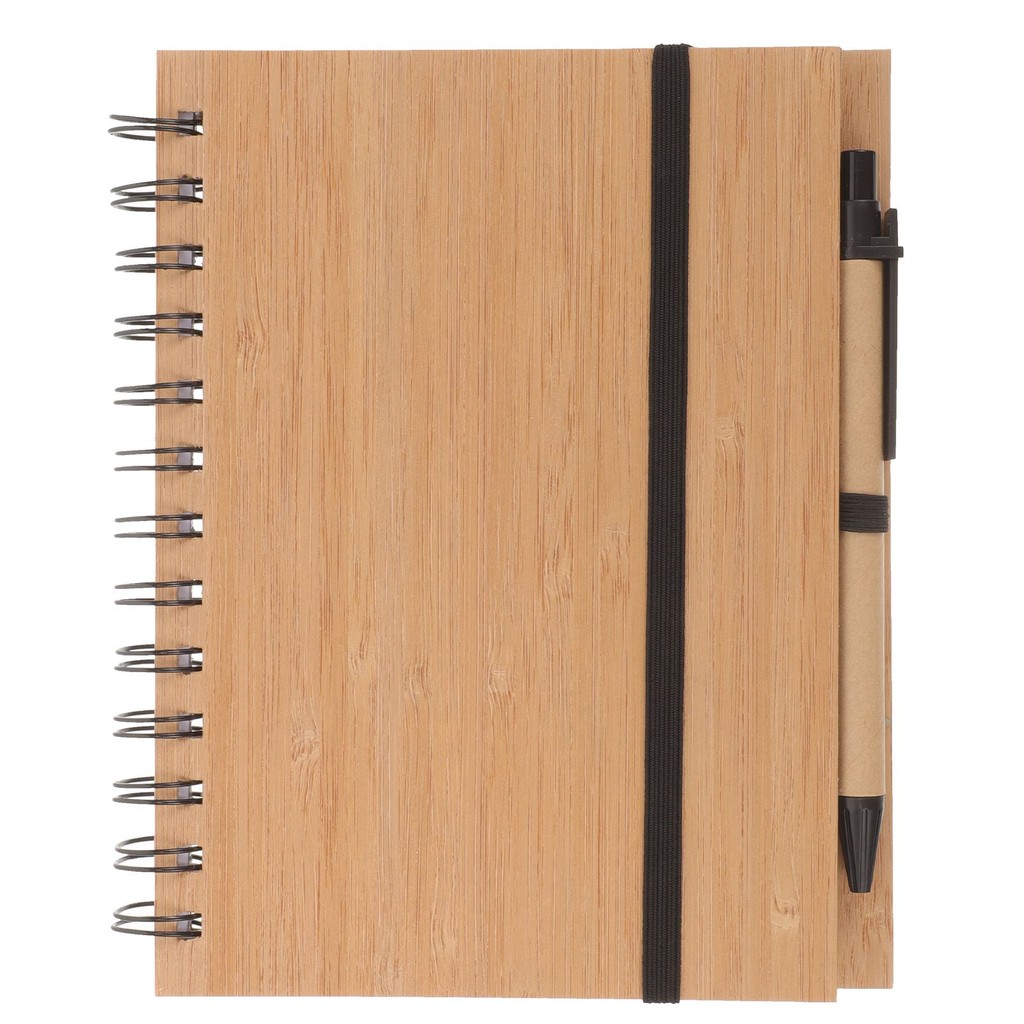 

Wood Grain Notepad Spiral Writing Notebook Diary Monthly Planner Book With Pen Office School Stationery Supplies