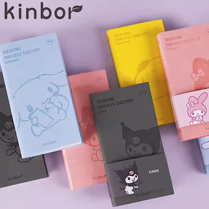 

KinborPocket Book A7 Pocket Book Cute 80x150mm Square Portable Notebook Portable Account Book