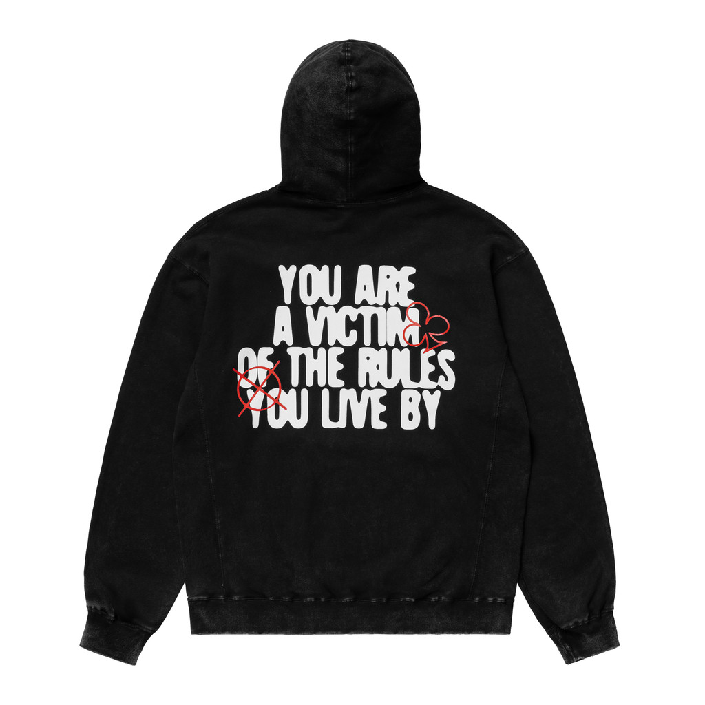 Insurgent Club - Hoodie Victim Washed