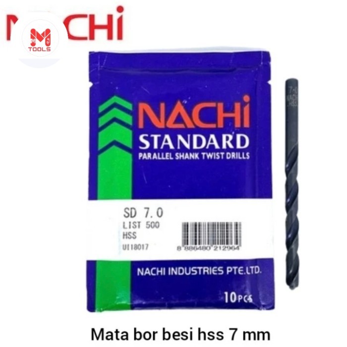 Mata Bor Besi NACHI 7mm - Mata Bor Besi HSS NACHI  - NACHI Mata Bor Besi