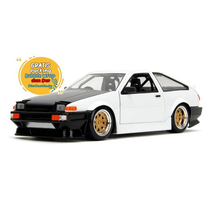 Jada 1:24 - JDM Tuners 1986 Toyota Trueno (AE86) Putih