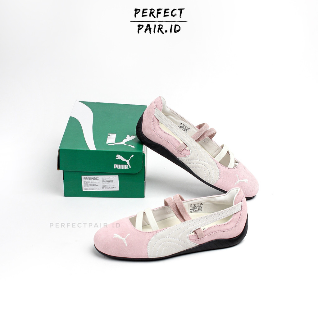 Puma Speedcat Ballet Suede White Pink 100% Original BNIB