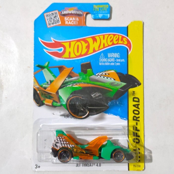 SR99 Hotwheels Hot Wheels Jet Threat 4.0 hijau Treasure Hunts Reguler 2014