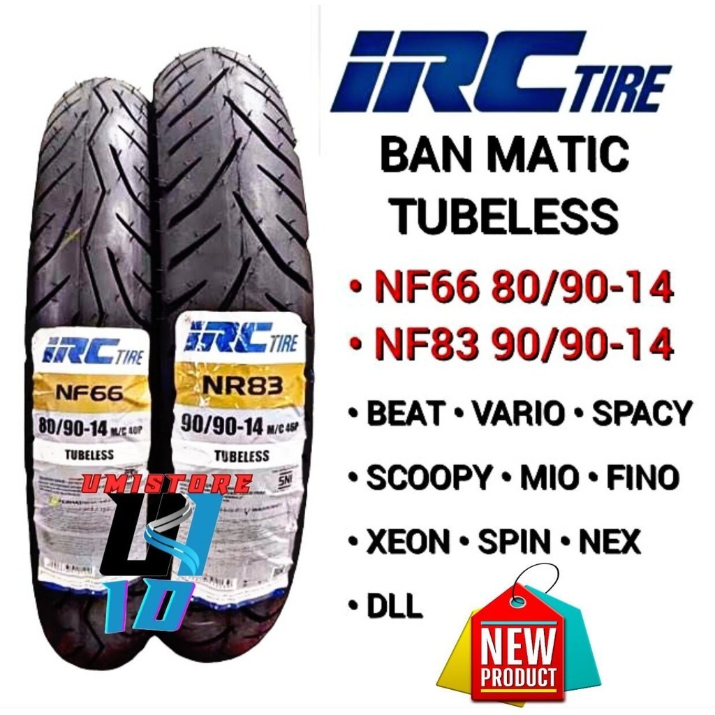 BAN IRC RING 14 TUBELES FINO SPACY VARIO BEAT MIO
