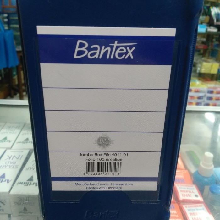 

Box file bantex jumbo folio 100 mm warna biru