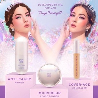 Mother of Pearl MOP Beauty Tasya Farasya | Microblur Translucent Loose Powder Anti Cakey Lock and Sm