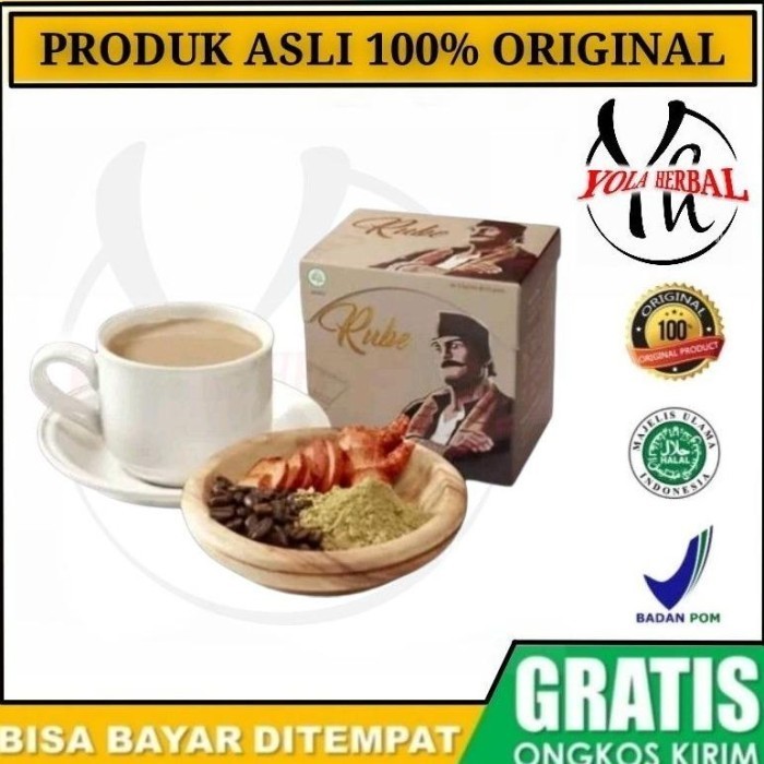 

Kopi Rube 1 Box 5 Sachet Original - Kopi Rube Stamina Pria Bpom Halal