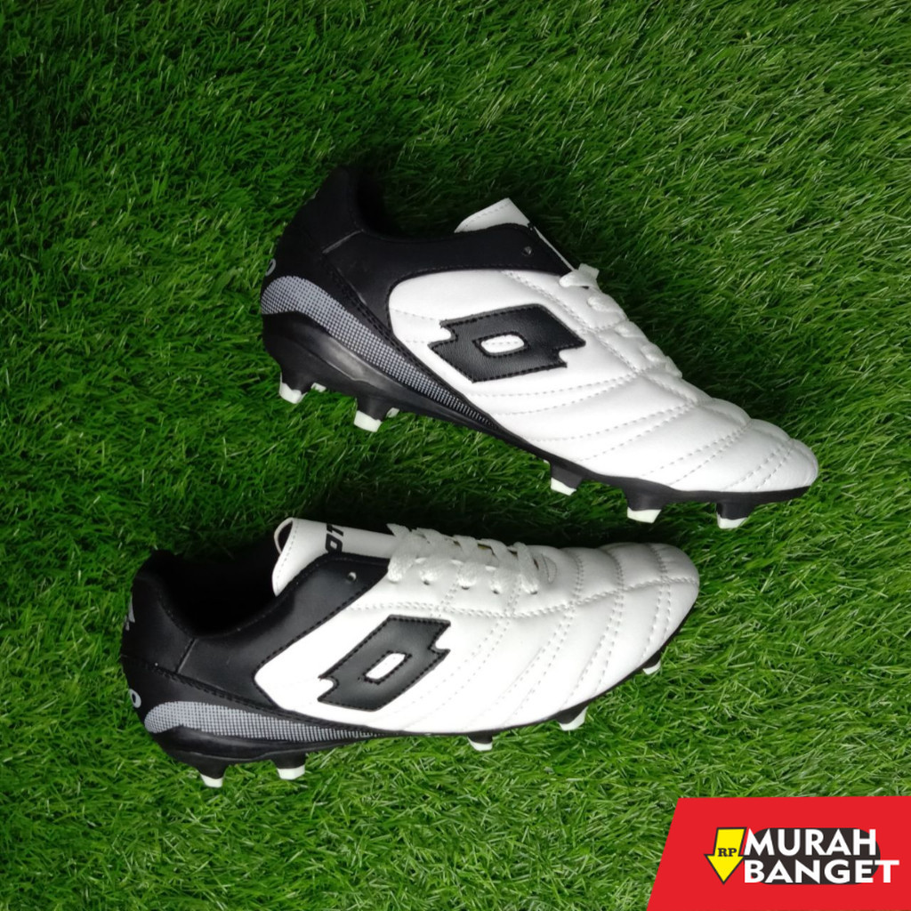 Sepatu specs keren- Sepatu Bola Lotto Putih Hitam
