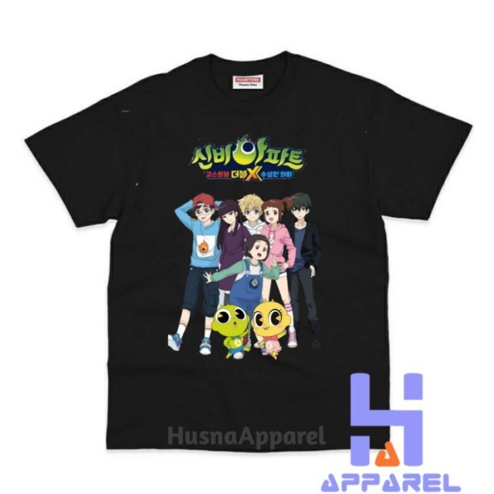BAJU ANAK KAOS ANAK SHINBI HOUSE SHINBI THE HAUNTED HOUSE - Hitam, S