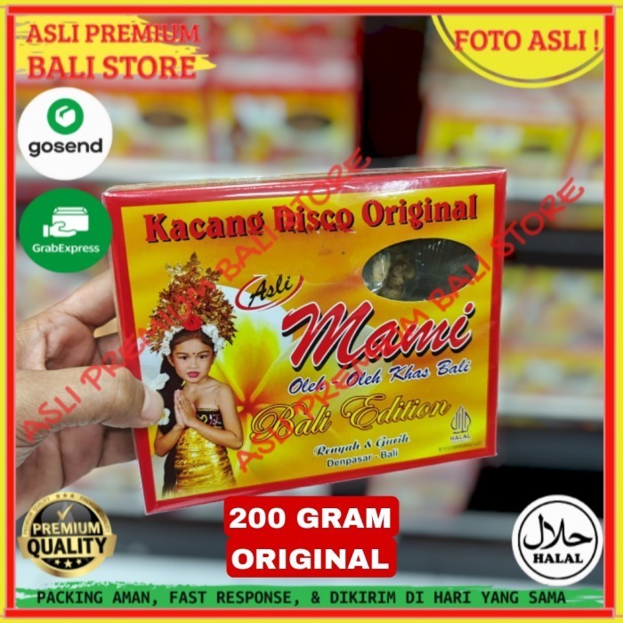 

OLEH OLEH MAKANAN CEMILAN CAMILAN SNACK KULINER KHAS ASLI ORI ORIGINAL BALI KACANG DISCO 200 GR GRAM