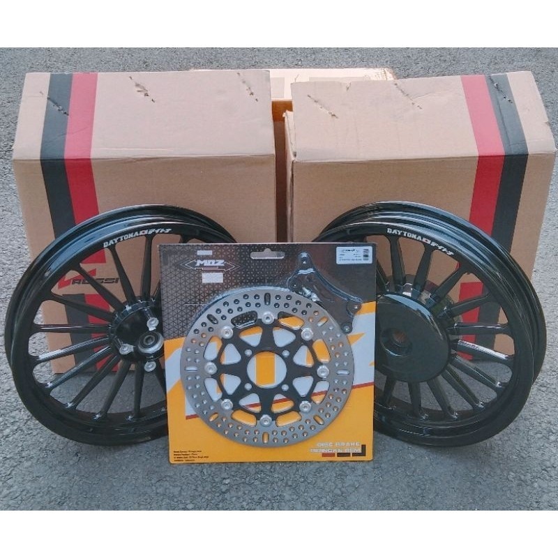 VELG PELAK V ROSSI GALAXY 2 MODEL DAYTONA PALANG 18 HONDA BEAT KARBU/BEAT FI/BEAT ESP/BEAT STREET/BE
