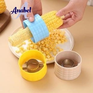 	 Serutan Jagung Alat Pengupas Jagung Corn Peeler Bentuk Bulat Model Putar	
