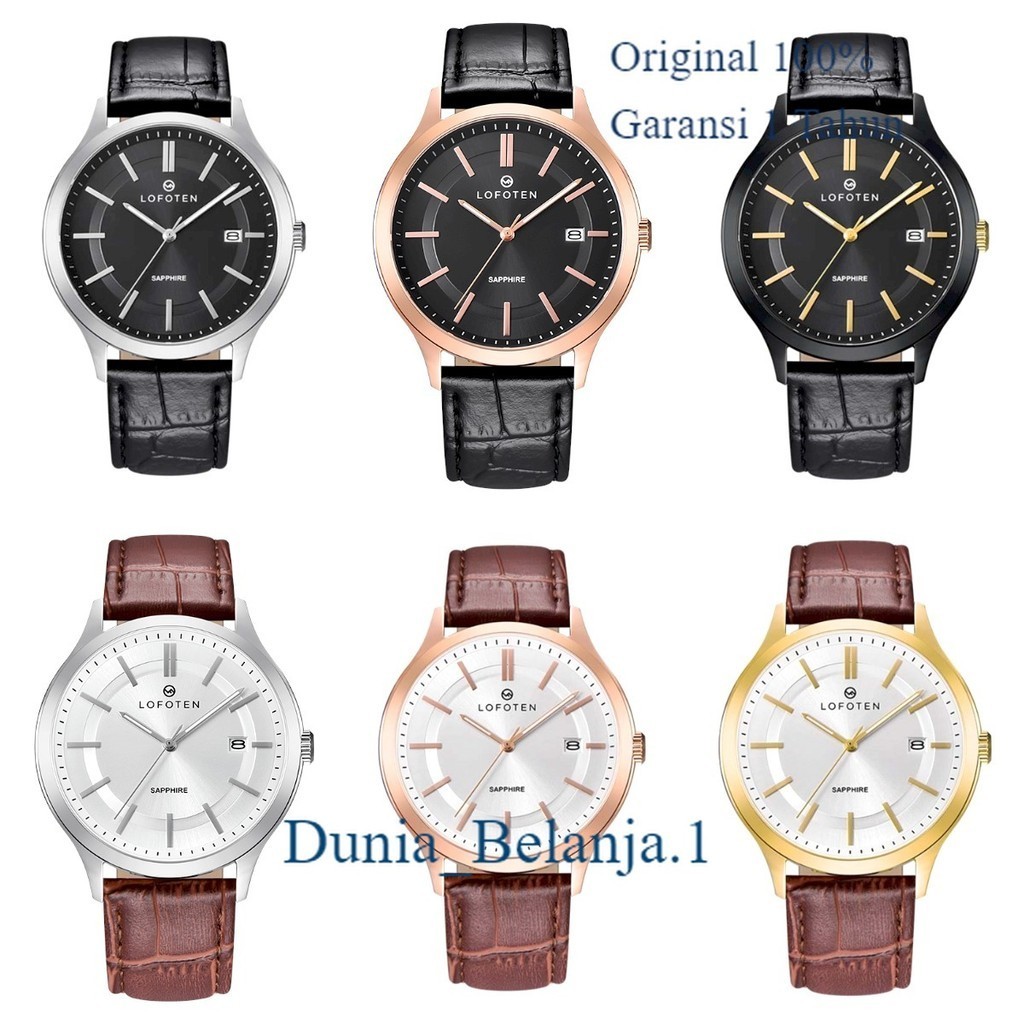 Original 100% Jam tangan Pria LOFOTEN 8104 F-8104M Sapphire  Garansi Resmi 1 Tahun