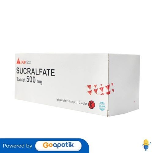 Sucralfate Ogb Dexa Medica 500 Mg Box 100 Tablet