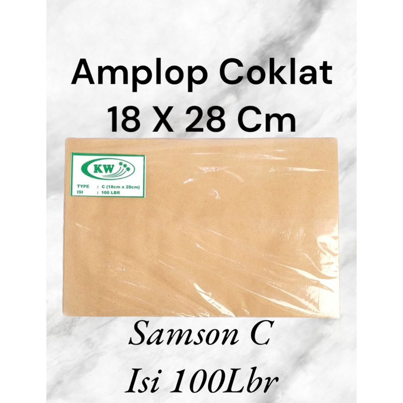 

Amplop Coklat Samson C || Amplop Dokumen || Amplop Lamar Lerja