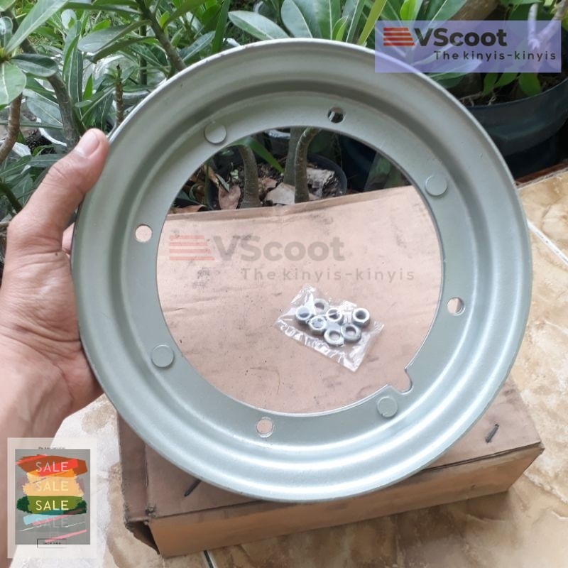 Velg Pelk Besi Ring 8 R8 Vespa Super Baru Stok Lama