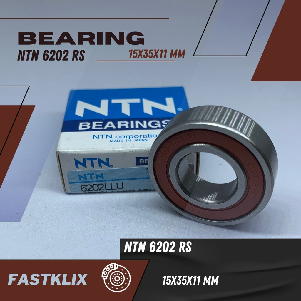 Bearing 6202 2RS Diameter 15x35x11 mm NTN
