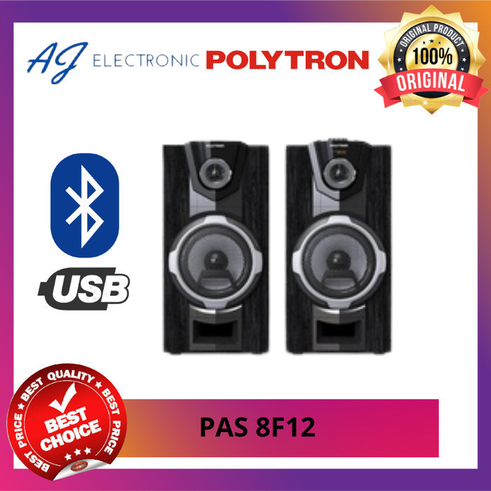 SPEAKER ACTIVE POLYTRON PAS-8F12 / PAS8F12 , SPEAKER BLUETOOTH