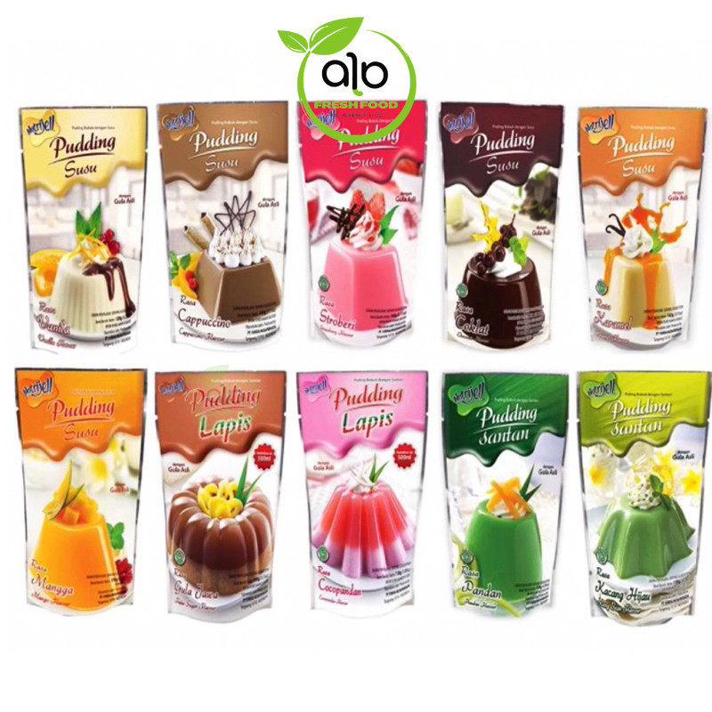 

Nutrijell Pudding Susu - ALL VARIANT - ALO Fresh Food