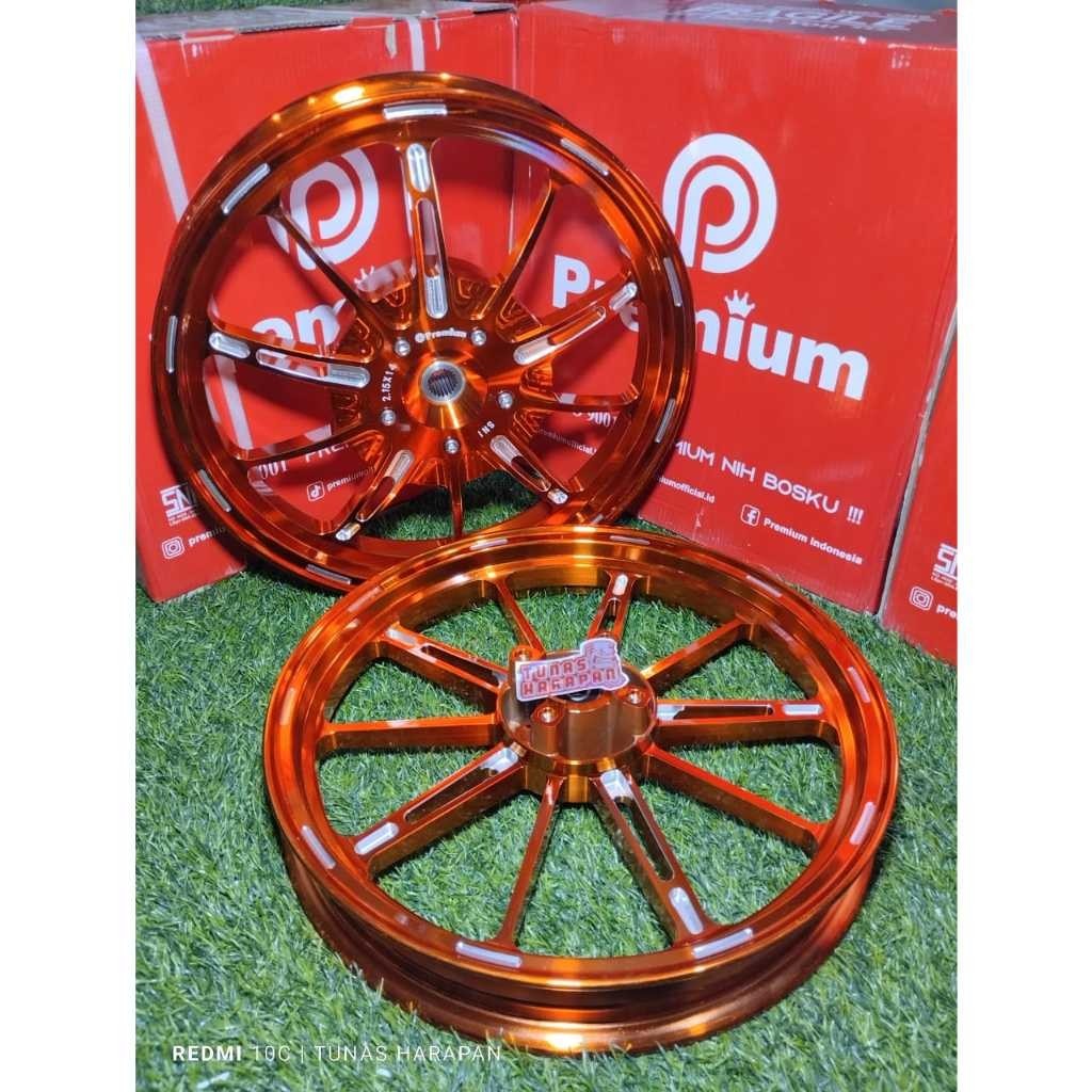 VELG VND PREMIUM PALANG 10 VARIO 110 BEAT SCOOPY SPACY GENIO - Orange