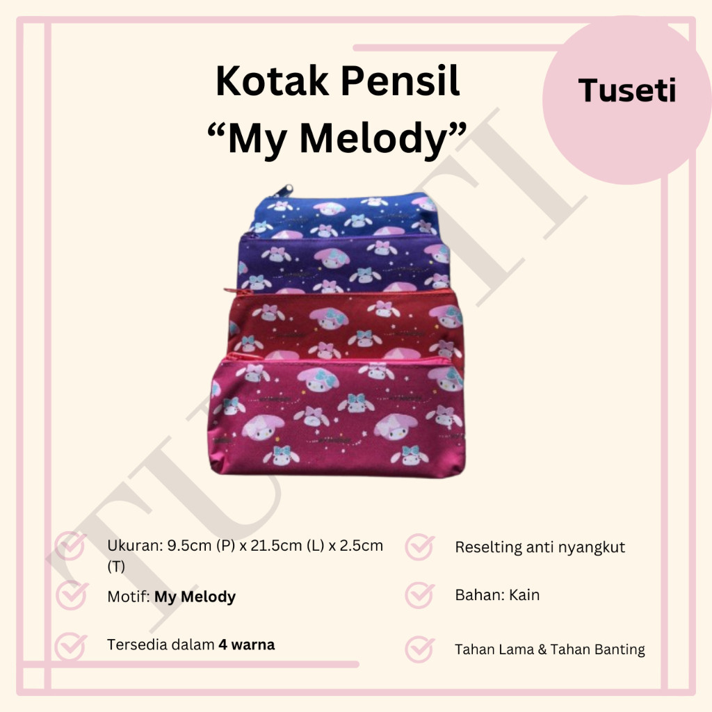 

Kotak Pencil My Melody / Pencil Case