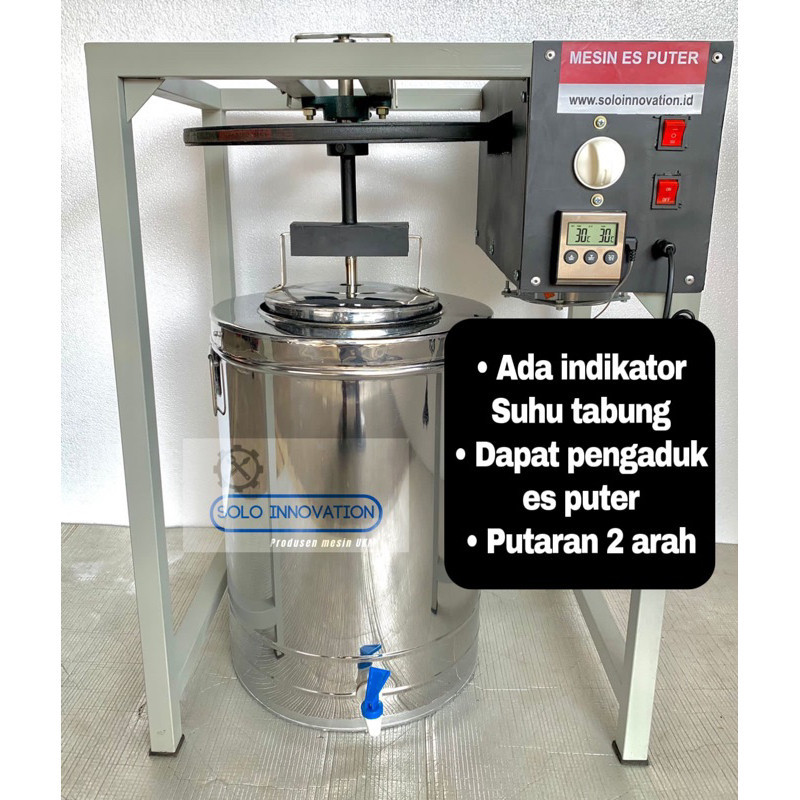 mesin es puter dengan pengaduk