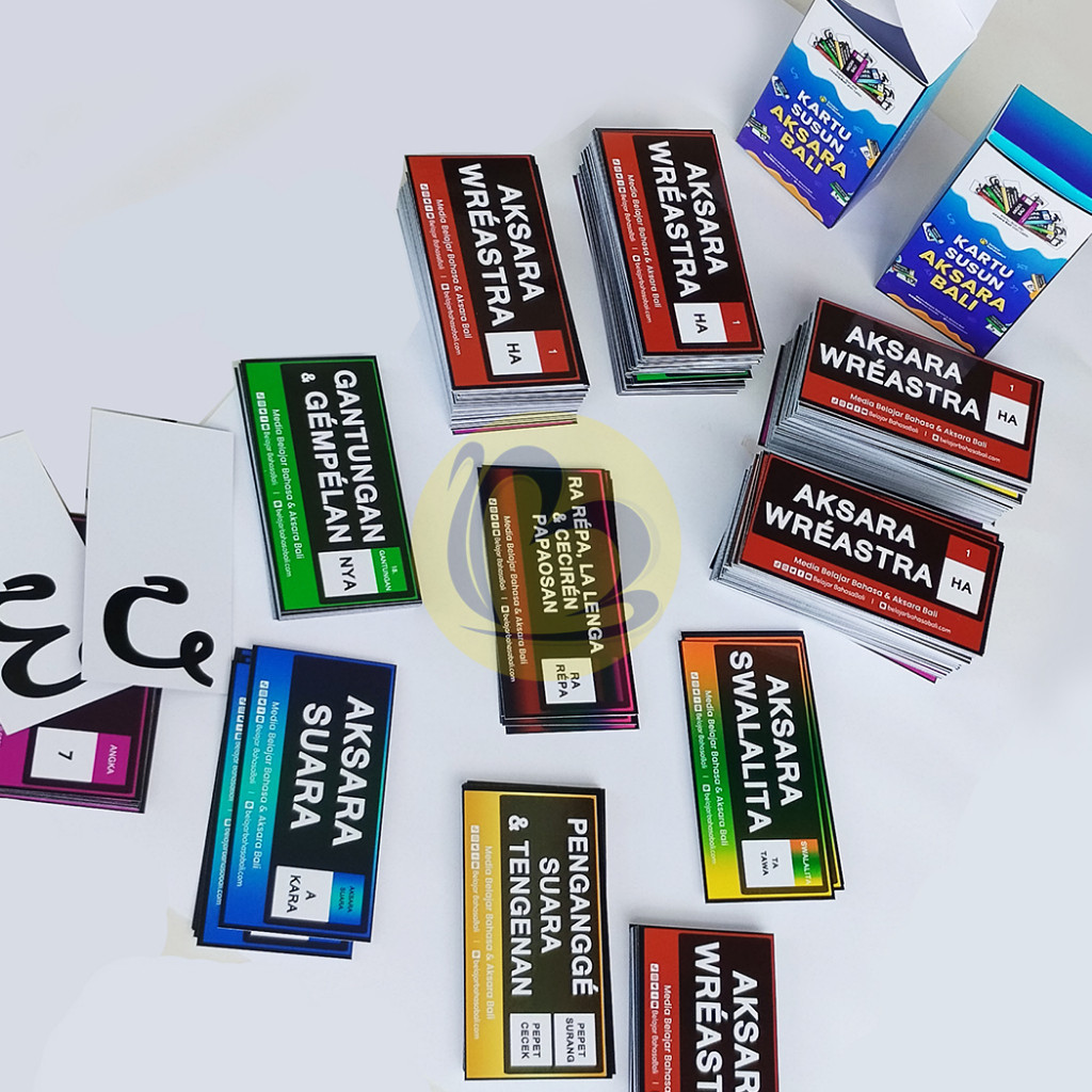 

[PROMO MURAH] Flash Card Kartu Susun Kata Aksara Bali