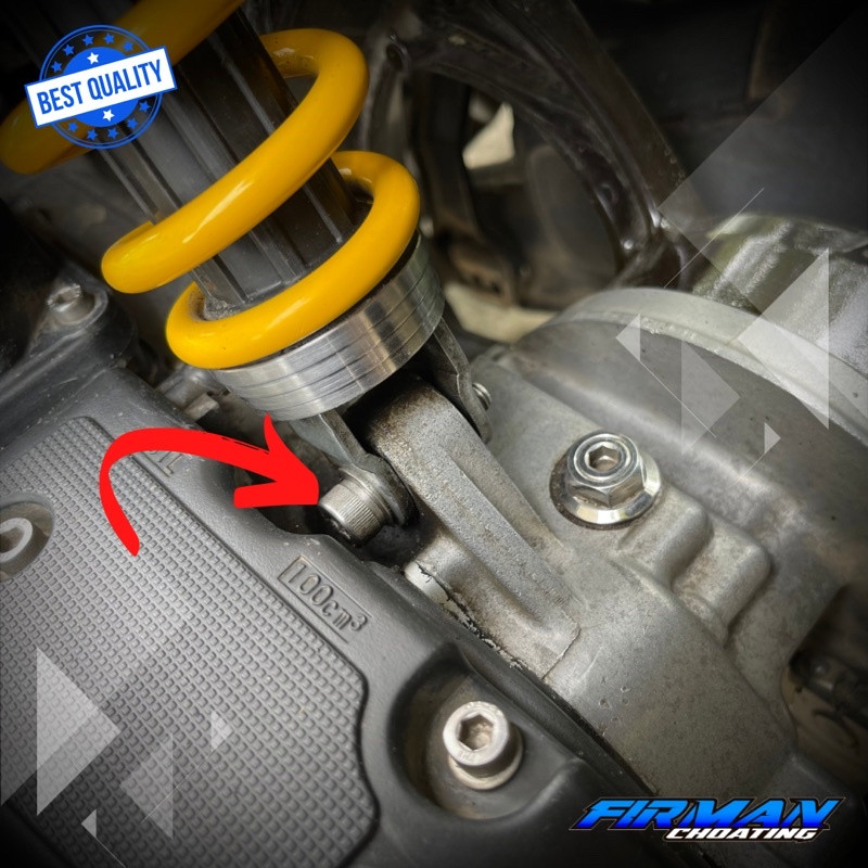 Probolt baut shock belakang mio sporty smile soul m8x35 (1 pcs) 2 kunci stainless