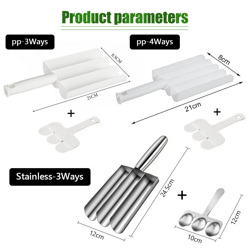 Alat Cetak Bakso Model 3 Baris Stainless Anti Lengket Manual Alat Pembuat Bakso Alat Cetakan Bakso