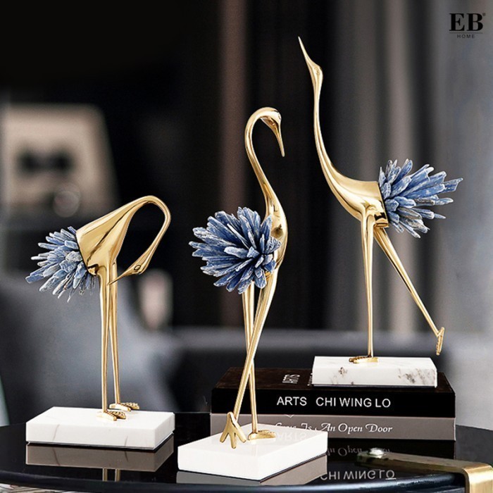 Pajangan Meja Hiasan Meja Kristal / Blue Crystal 46