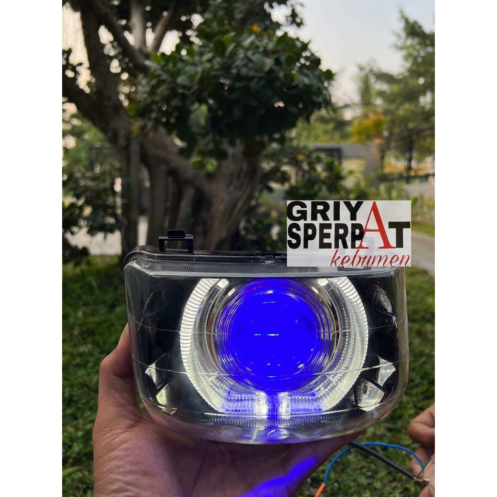 REFLEKTOR LAMPU DEPAN SUPRA X LAMA BILED LED