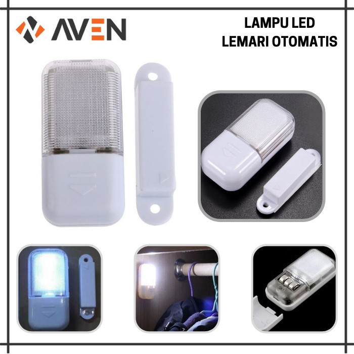 AVEN Lampu Lemari Laci Otomatis Sensor Gerak Lamp Closet Tanpa Listrik