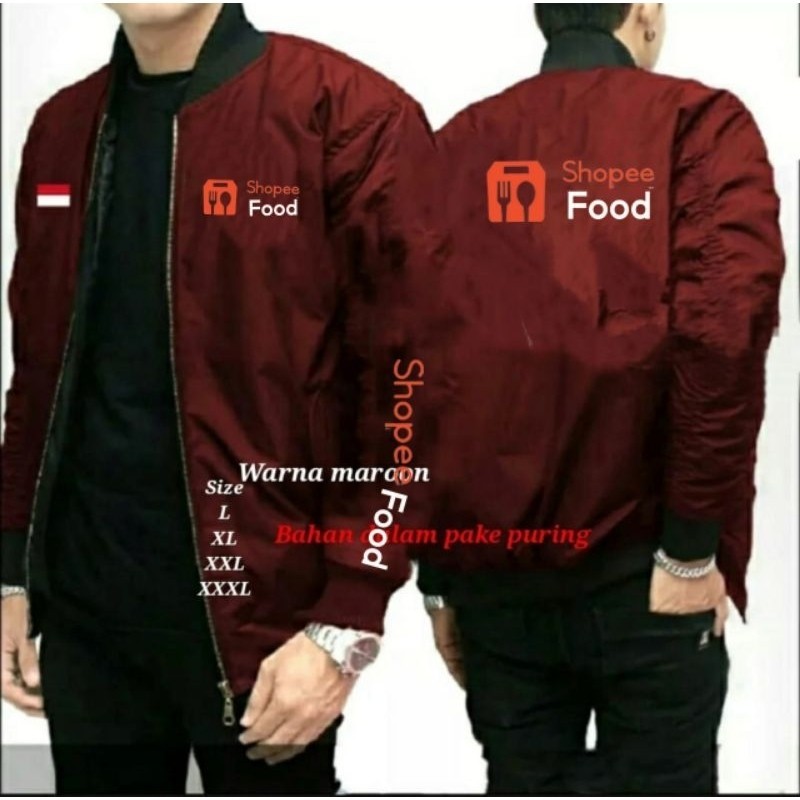 jaket shopefood. jaket bomber jaket parasut .jaket food kaket shopeeeeeyfod
