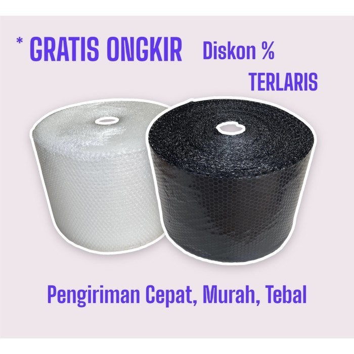 

Bubble wrap / bubblewrap 50 m x 30 cm murah bagus - BENING MURAH
