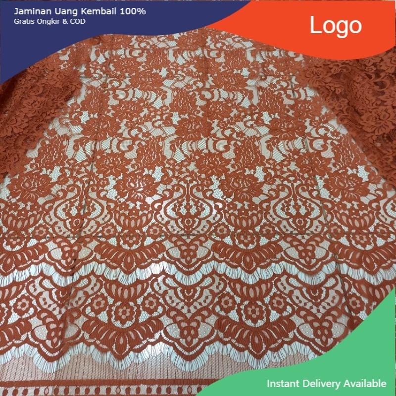 Brukat Semi francis Original Fatmawati Corneli Cord Bakal Kain Kebaya Semi Francis Fatmawati Seragam