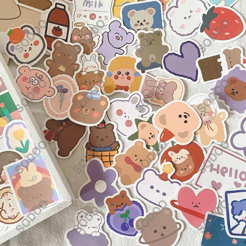 

Stiker Hati Anak Perempuan Lucu Stiker Dekoratif Gelas Air Ponsel Stiker Buku Besar Tangan Notebook - SO