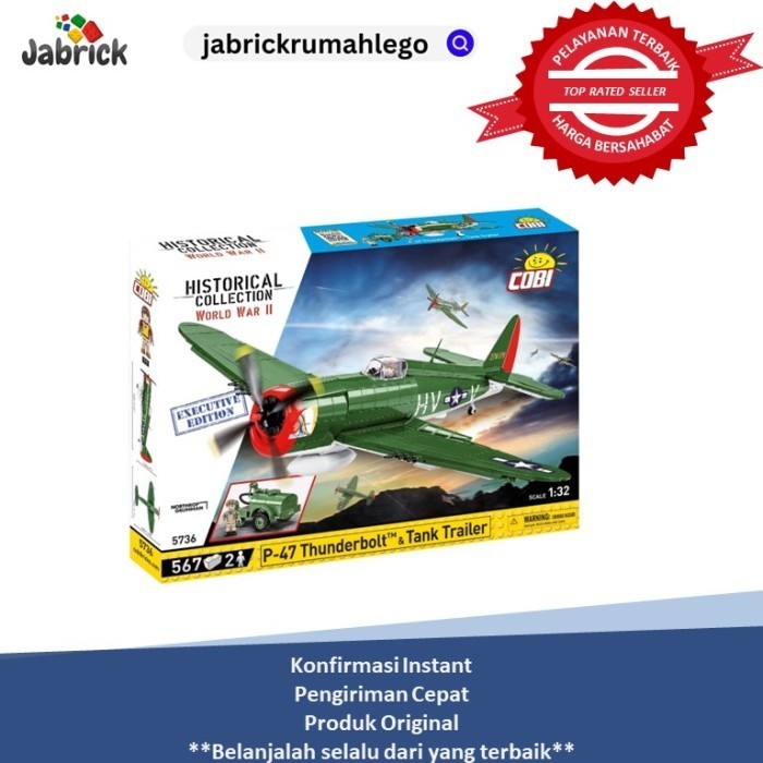 COBI 5736 (P - 47 Thunderbolt & Tank Trailer) - ToysH