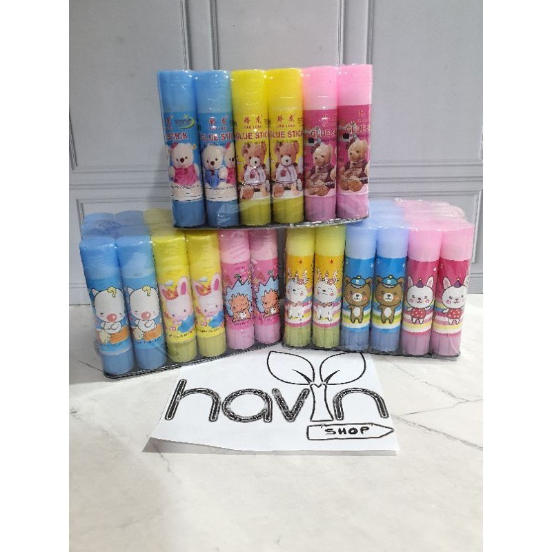 

Lem Stik (1pak=24pc) Ukuran Kecil 10gram/ Lem Stick / Lem Murah / Lem Fancy / Glue Stik Fancy SF6