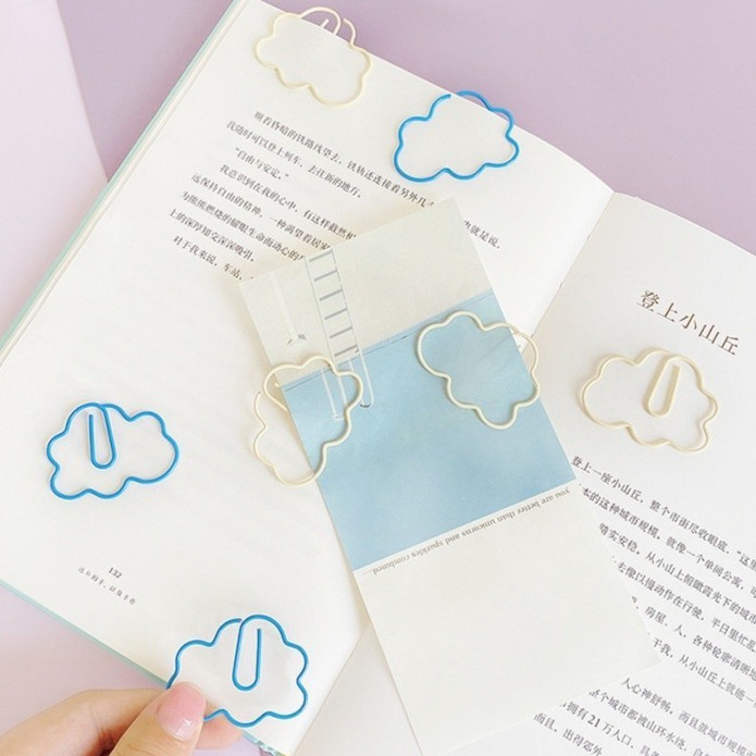 

Set 20 Paper Clip Warna-Warni Penjepit Klip Kertas klip kertas Aesthetic barang aesthetic