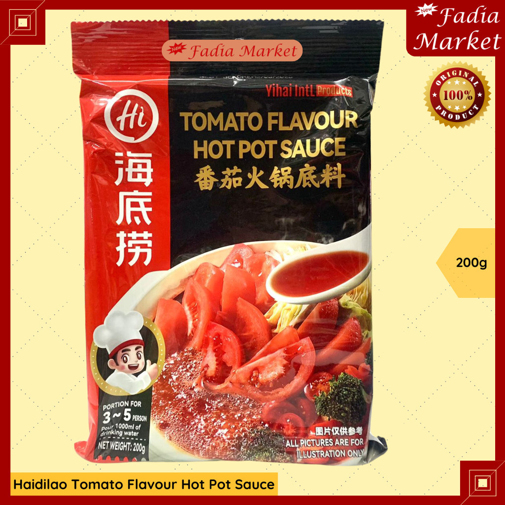 

Haidilao Hai Di Lao Tomato Flavour Hot Pot Sauce Bumbu Instant Tomat Malaysia 200g