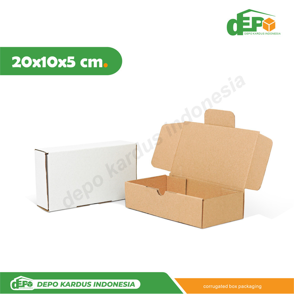 

Box 20x10X5 E Flute Brownis/Kardus/kemasan/Pakingt/Kardusmini/Karduskecil/Boxkecil/Karton/Kartonmini/Kemasan/Hampers/Gift/skincare/tinggi5