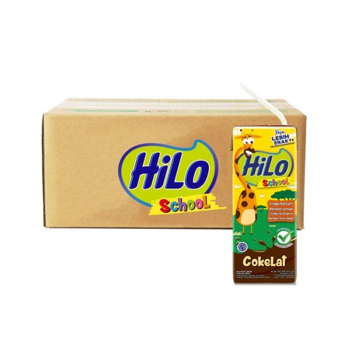 

HiLo School Chocolate 200ml (24 Pack) - Susu Tinggi Kalsium