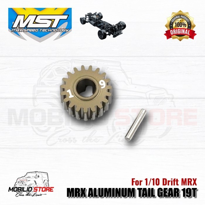 MST Part #210671 Aluminum 19T Tail Gear for 1/10 Rc Drift MRX