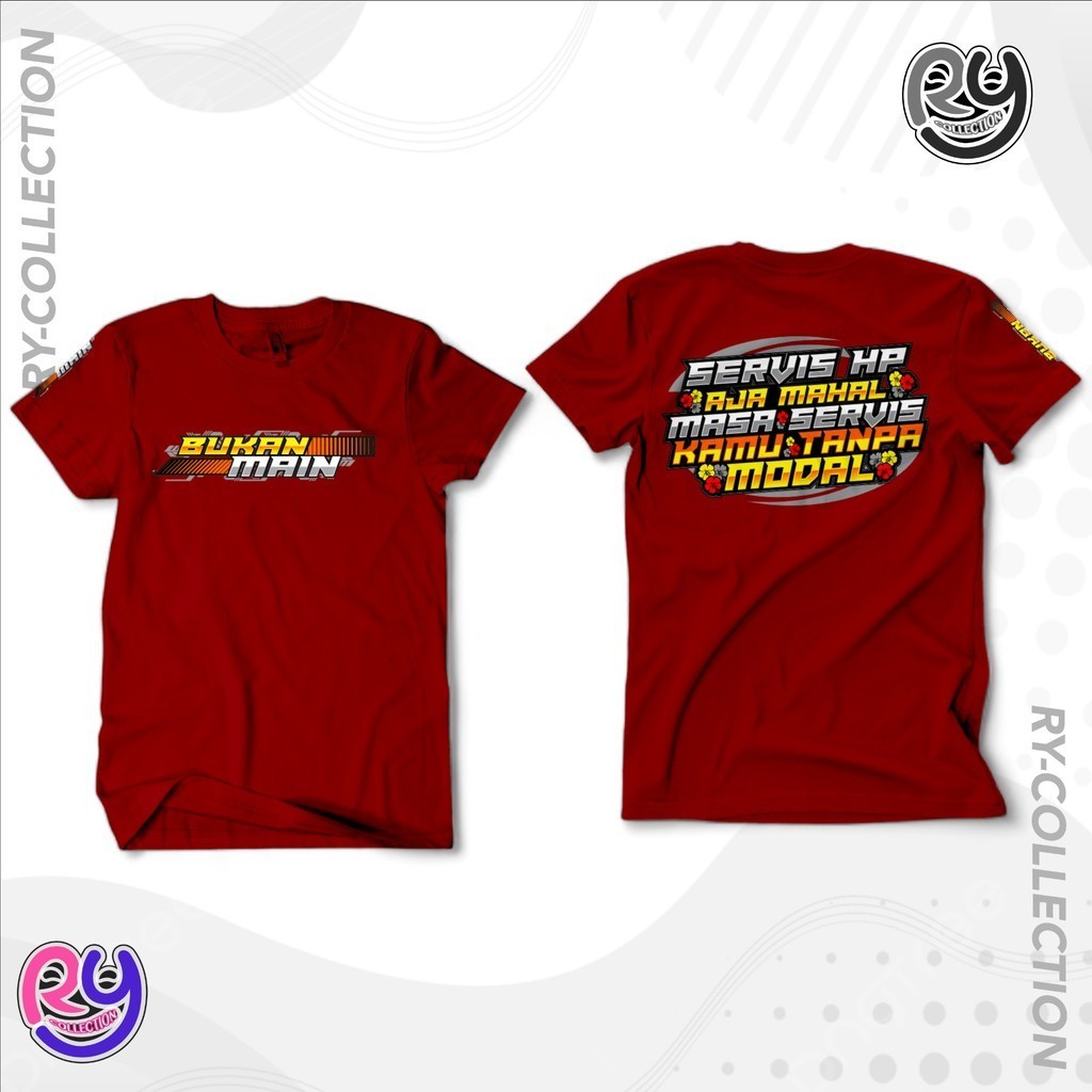 RY COLLECTION - KAOS SERVIS HP AJA MAHAL CREWNECK UNISEX PRIA WANITA