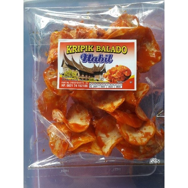 

Keripik Balado Habil Asli Padang 250 gr