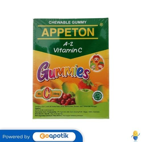 

Appeton A-Z Chewable Gummy 10 Gram Box 4 Sachet