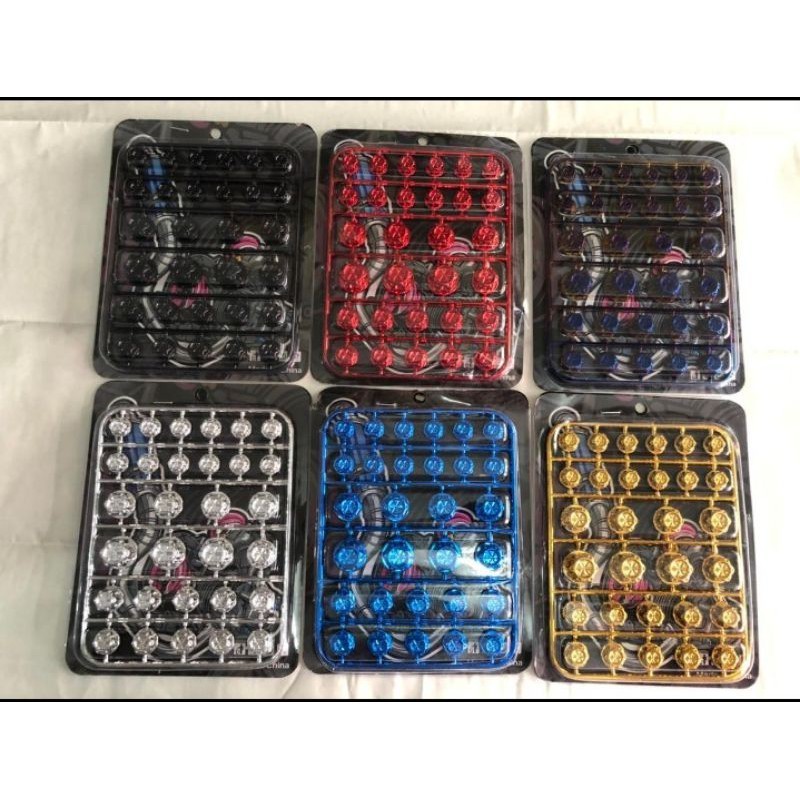 [ FURMOTOR ] TUTUP COVER MONEL BAUT MODEL FLOWER PROBOLT UK 8 10 12 14 PROBOL BLOK MESIN MOTOR VARIA