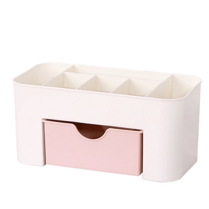 

[KUALITAS TERBAIK] Stationery Organizer Besar Tempat Pen Rak Multifungsi Aesthetic - PINK