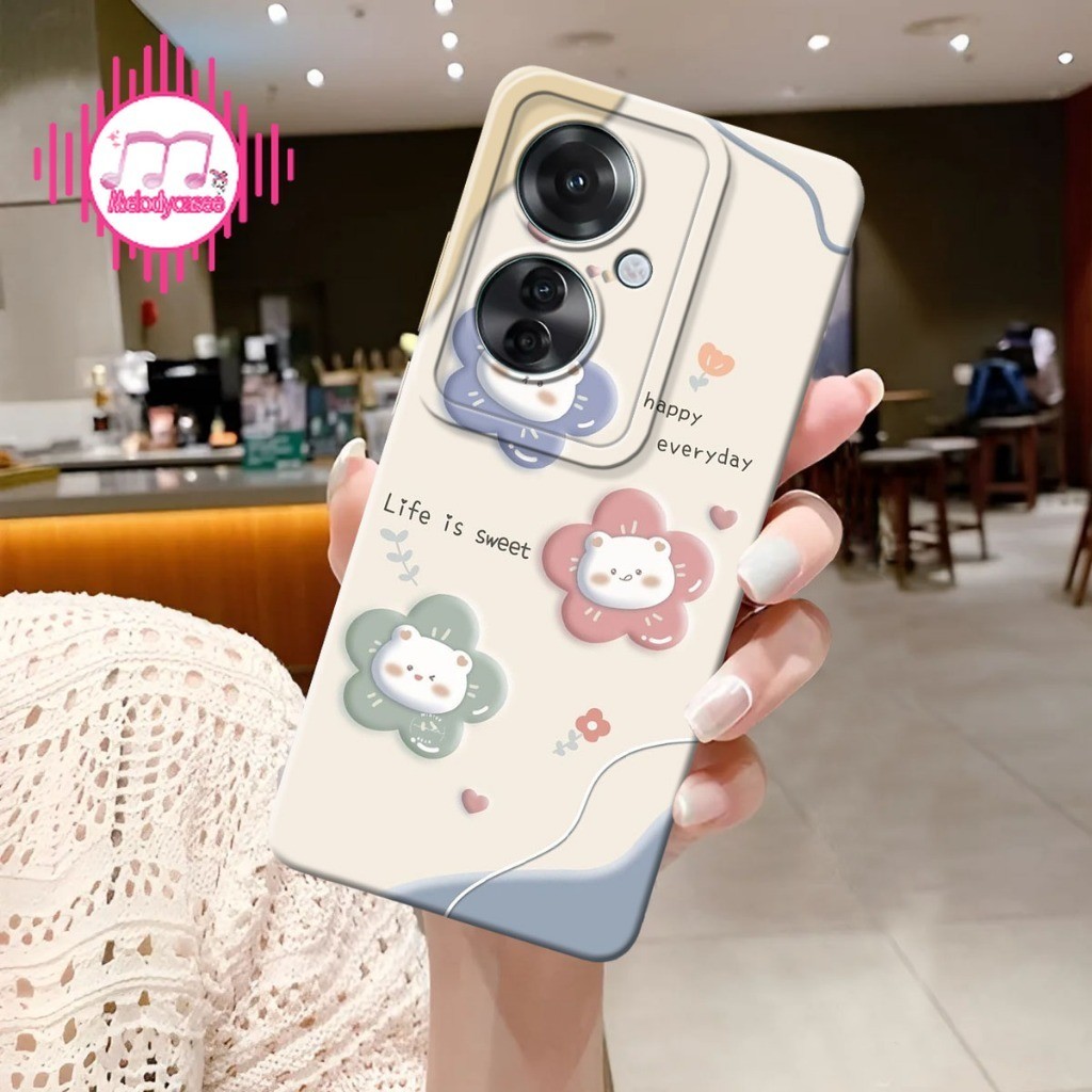 

Silicone Untuk Oppo Reno 11f 5g Bumper Tpu Softcase Pelindung