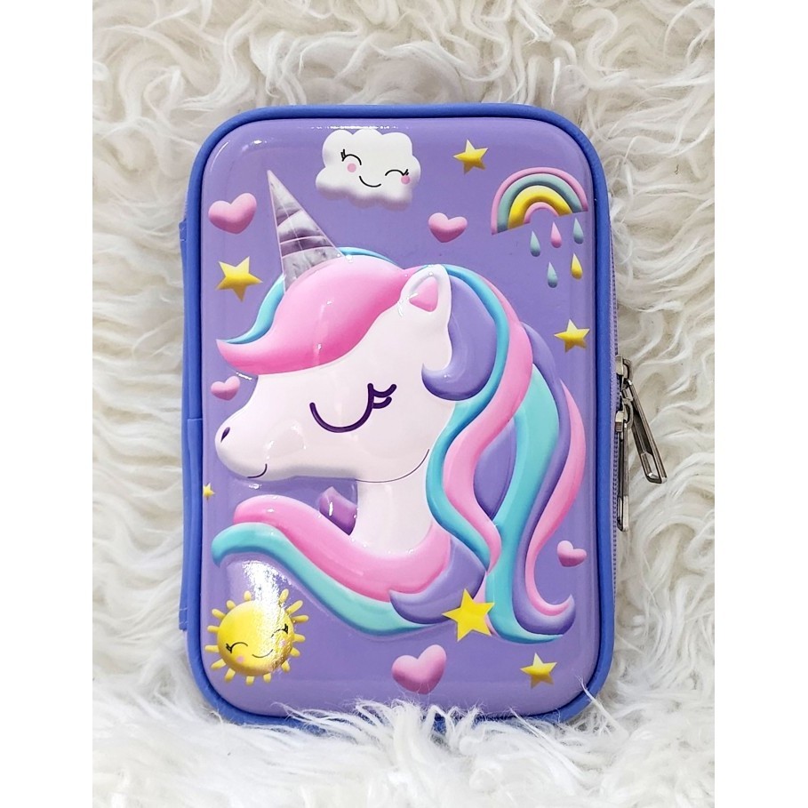 

Thosti Hardcase Boxes Kotak Tempat Pensil Karakter Anak Import - Ungu Unicorn